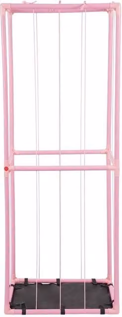 Ventryn Stuffed Animal Storage Holder and Plush Toy Organiser in Pink – 1