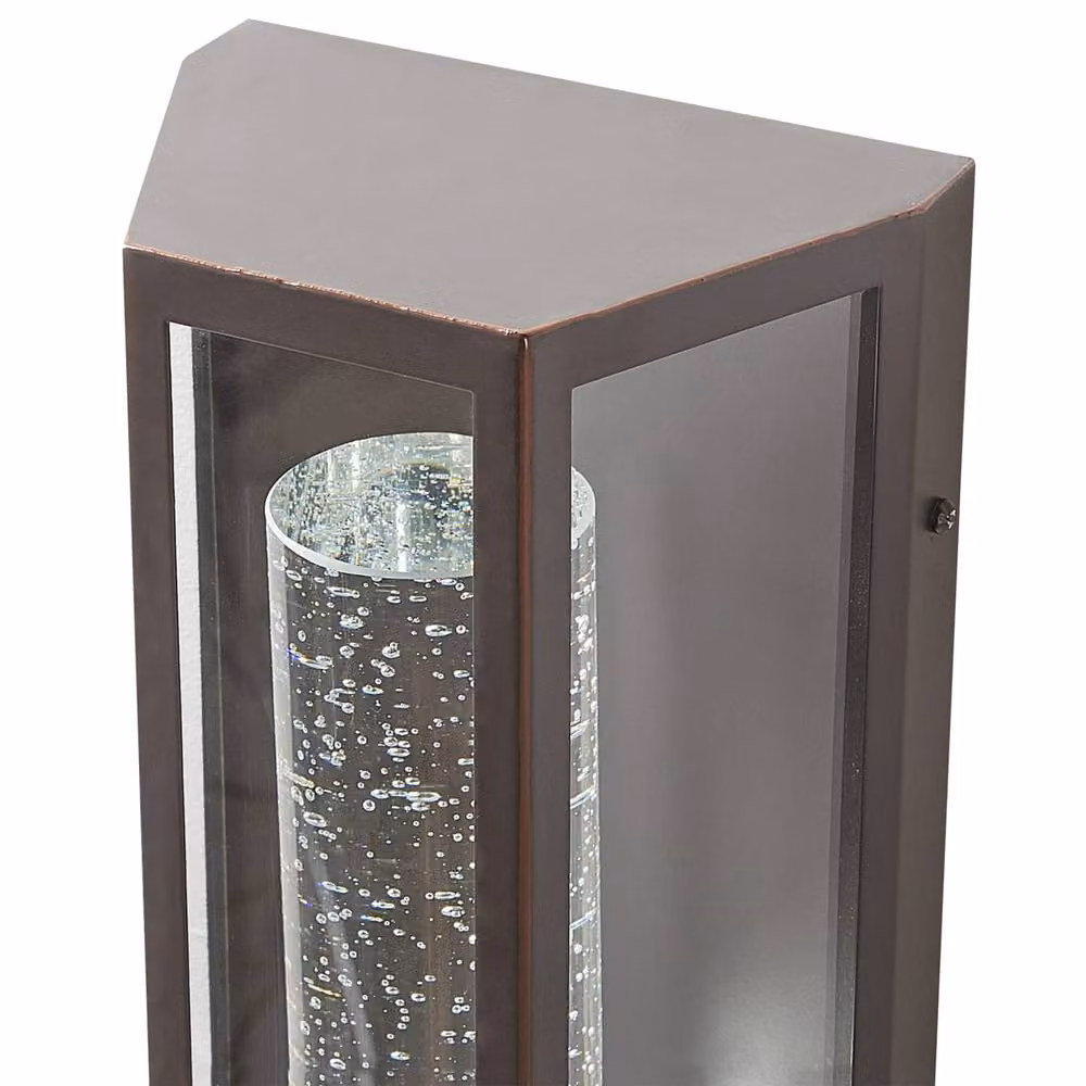 Wyld and Coco Brown Metal Outdoor LED Wall Light with Motion Sensor, Height: 33 cm – 4