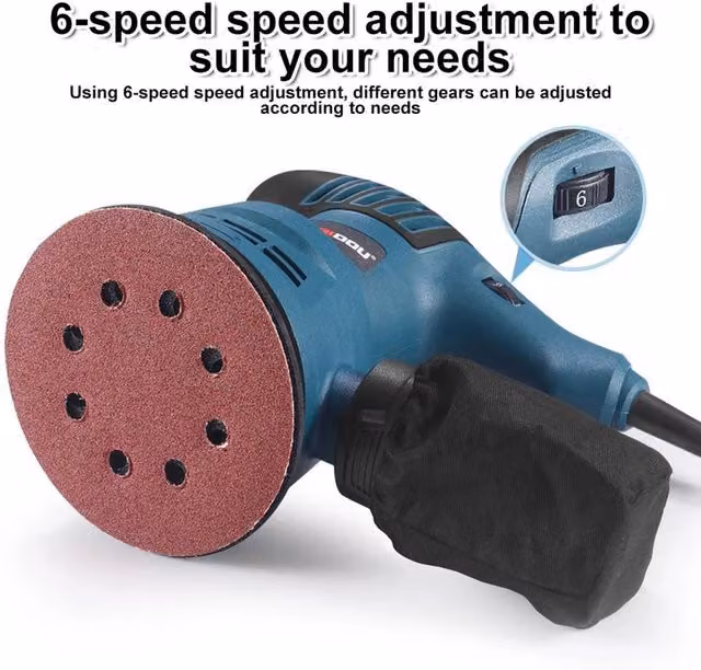 Kelvenix 300W Electric Random Orbital Sander in Blue