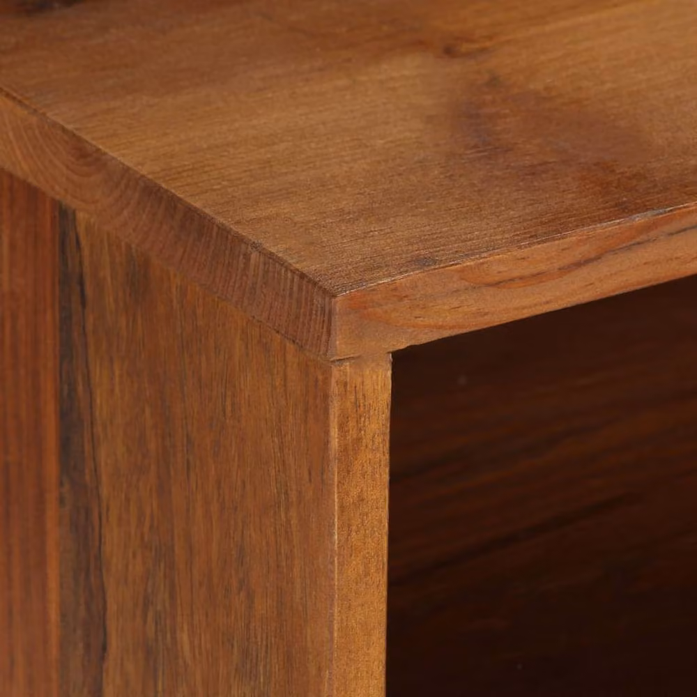 Berkfield Home Retro TV Cabinet in Brown Solid Reclaimed Wood W/D/H: 140 x 40 x 40 cm – 3