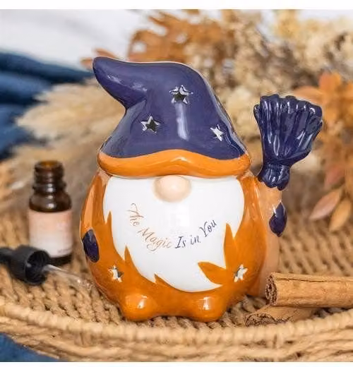 KDMD The Magic is in You Gonk Ceramic Oil Burner in Multicolour