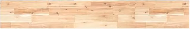 Berkfield Home Rectangular Acacia Wood Table Top, Light Brown, W: 160 cm, D: 20 cm, H: 2 cm