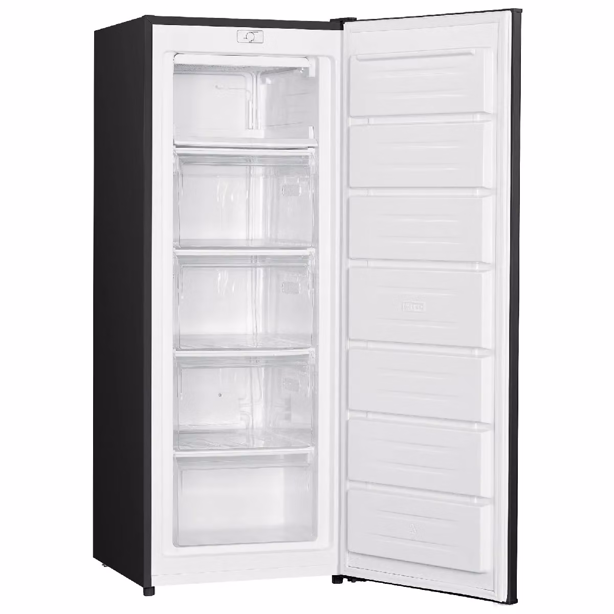 Russell Hobbs Freestanding Upright Tall Freezer in Black, 168L, Height: 143 cm – 3