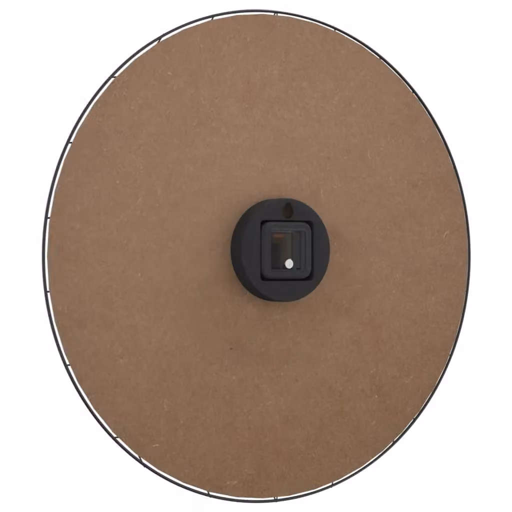 Berkfield Home Round Abstract Wall Clock in Yellow and Black, Diameter: 50 cm – 3