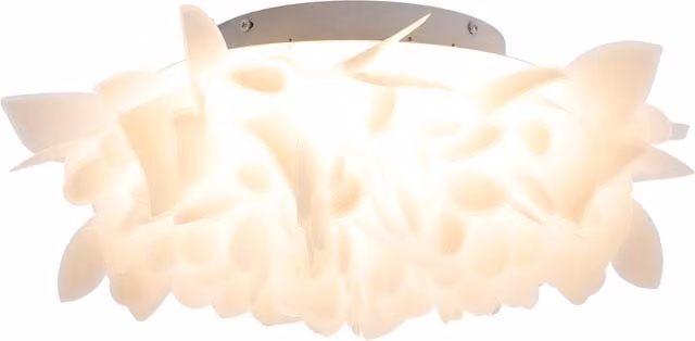 Livingandhome Dimmable Dandelion Shaped LED Ceiling Light in White
