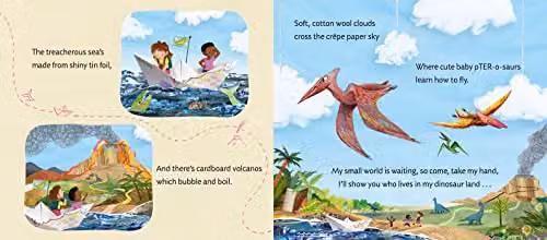 My Small World: Dinosaurs by Simon & Schuster, Multicolour Paper Book – 2