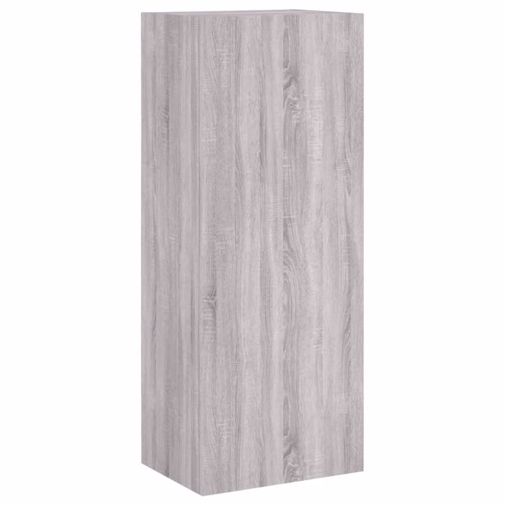 Berkfield Home TV Wall Cabinet in Grey Sonoma, W: 40.5 cm, D: 30 cm, H: 102 cm – 2