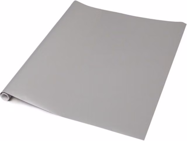 D-C-Fix Matt Grey Self Adhesive Vinyl Wrap Film, W: 67.5 cm, L: 100 cm