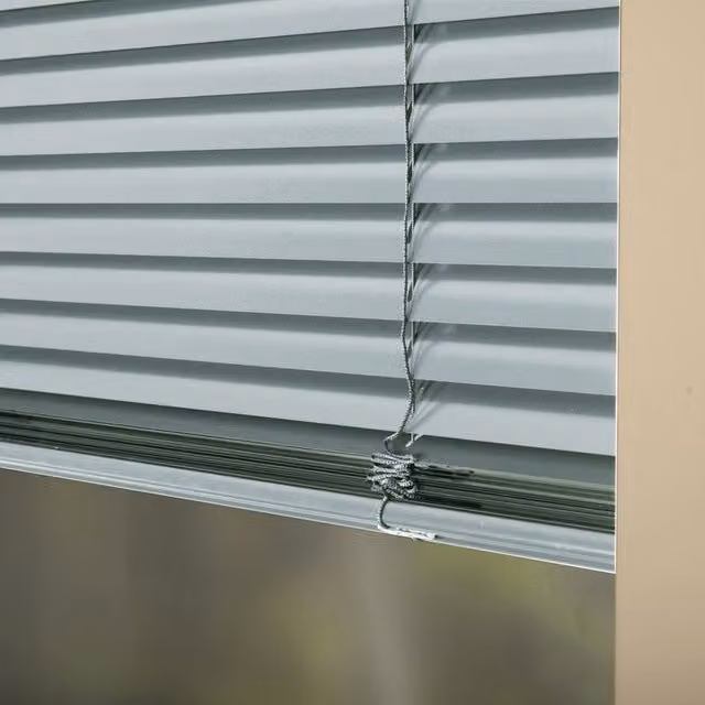 Premier Made To Measure 25mm Aluminium Venetian Blind in Pastel Blue
