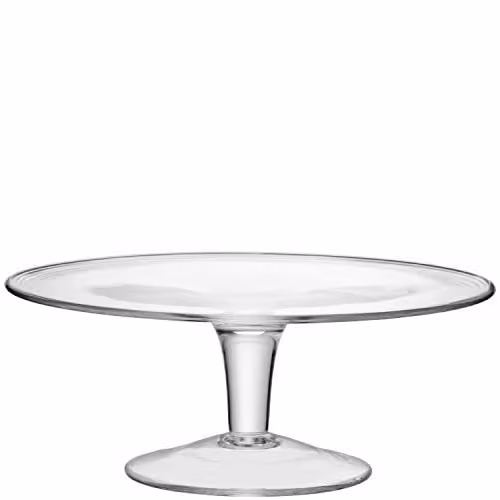 LSA International Handmade Glass Cakestand, Clear, Diameter: 31 cm