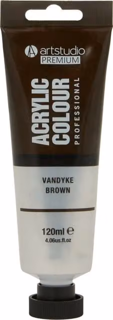 Art Studio Premium Acrylic Paint in Vandyke Brown