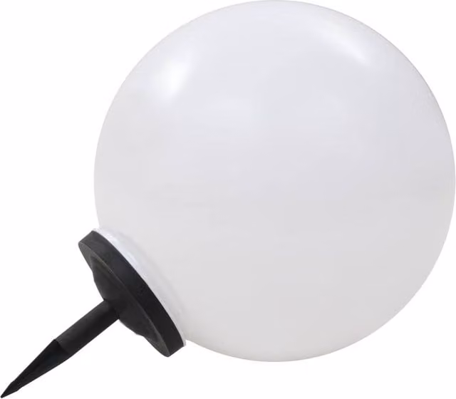 Berkfield Home Solar LED Spherical Outdoor Lamp, White, Diameter: 50 cm – 1