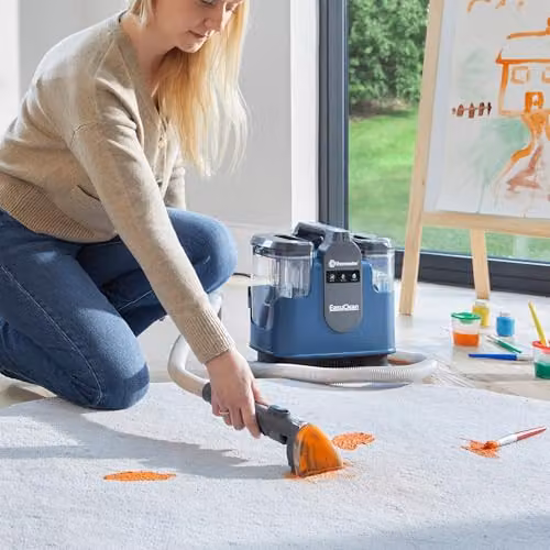 Vacmaster EasyClean Thermo Blue Corded Heated Carpet Spot Cleaner and Handheld Steam Cleaner – 3
