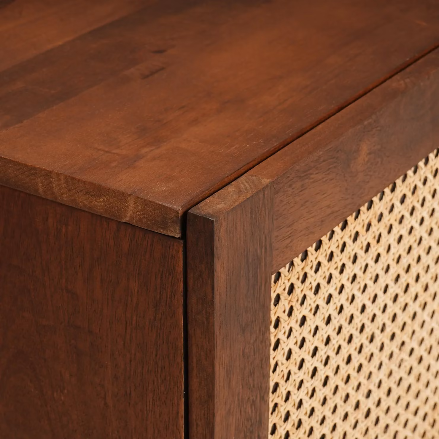 Berkfield Home Set of 2 Rustic Mango Wood Bedside Tables, Brown/Multicolour, W/D/H: 40 x 33.5 x 46 cm – 5