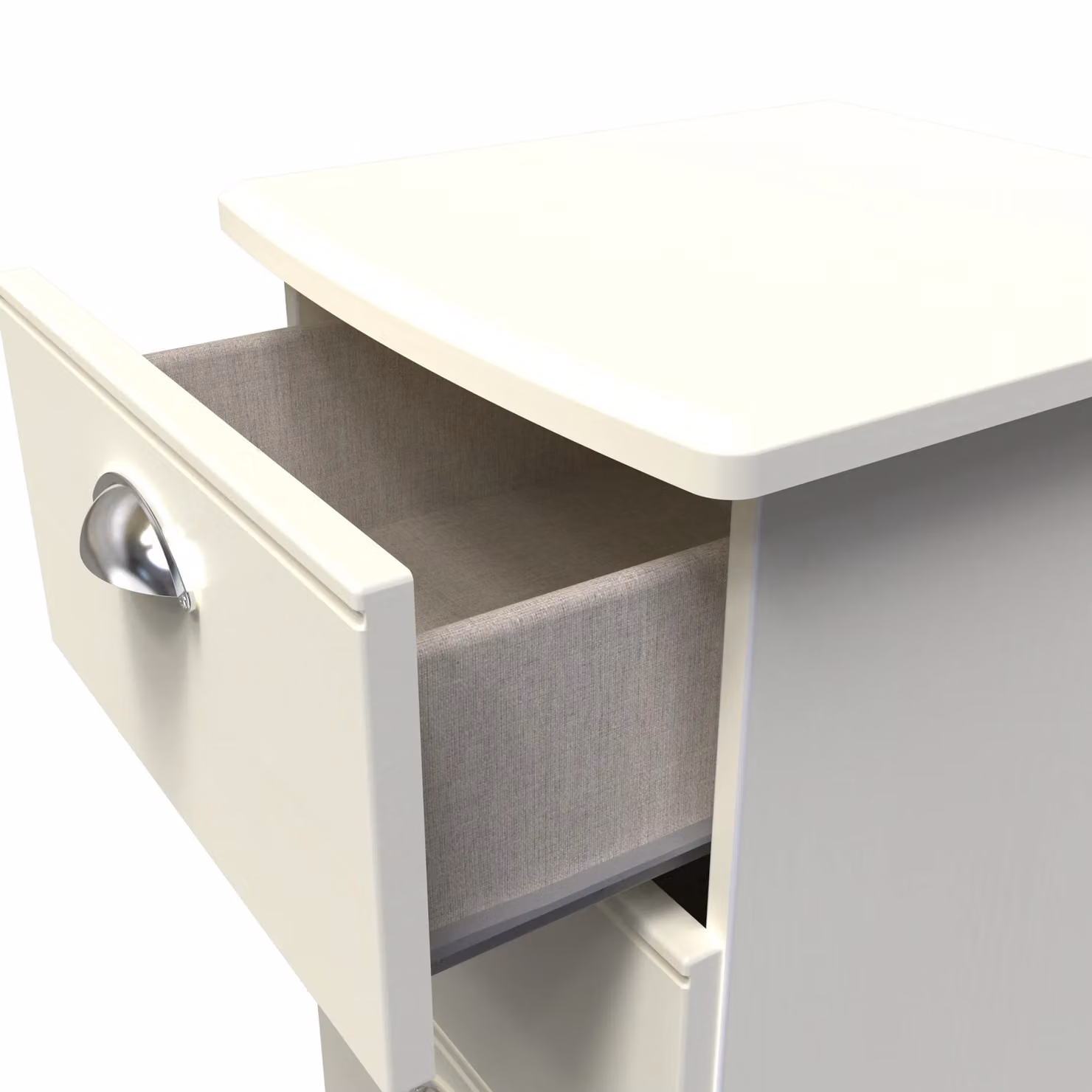 2 U Albert 3 Drawer Bedside Cabinet in Beige – 2