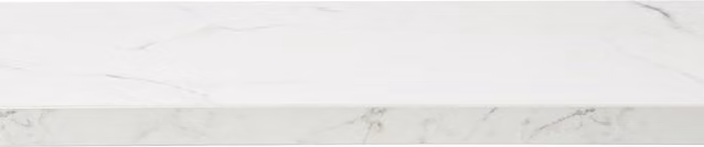 Acantha Hearth in White Marble Effect - White