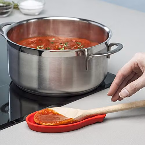 Zeal Red Silicone Oval Spoon Rest – 2