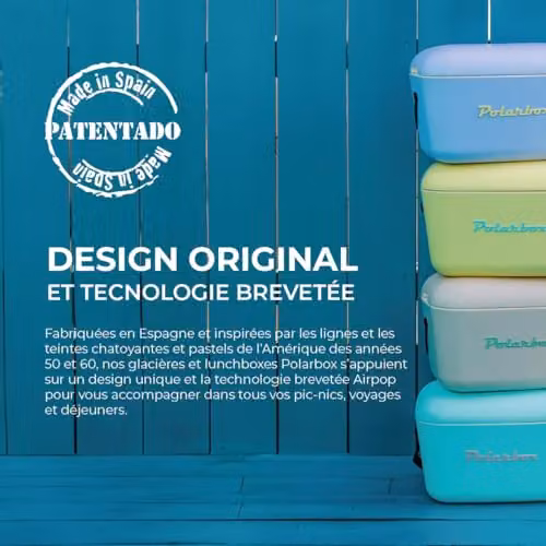 Polarbox 20L Cool Box in Yellow Cyan Pop – 2