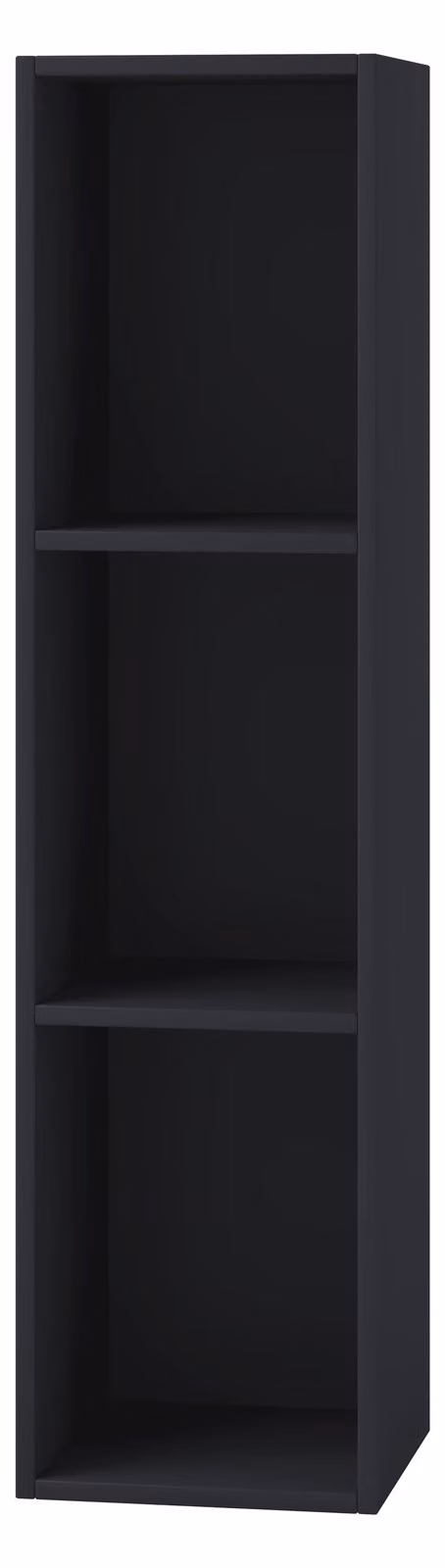 VCM Mendas 3-Tier Wood Stand Shelf Decoration in Black, H 107.0 x W 34.0 x D 30.0 cm – 2