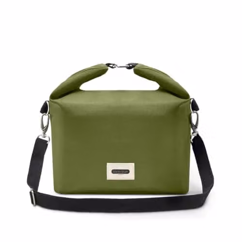 Black + Blum Leakproof BPA-Free Insulated Roll Top Lunch Bag, 10L, Moss Green
