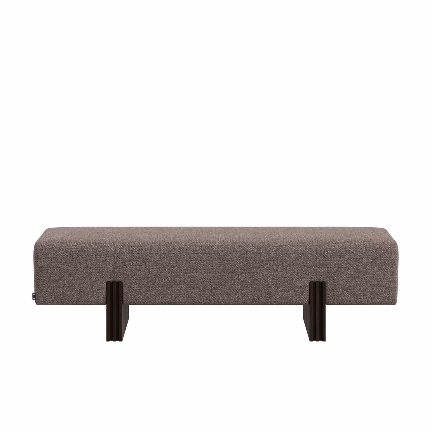 Dome Deco LANDON Upholstered Bench in Grey