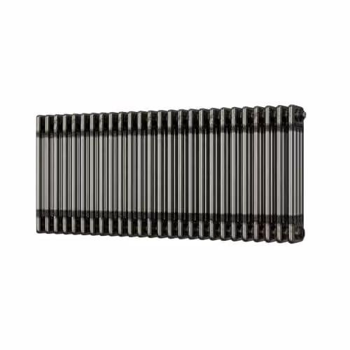 UK Radiators Alpha 4 Column Horizontal Traditional Cast-Iron Style Radiator in Raw Metal with Feet, W: 1164 mm, H: 500 mm – 2