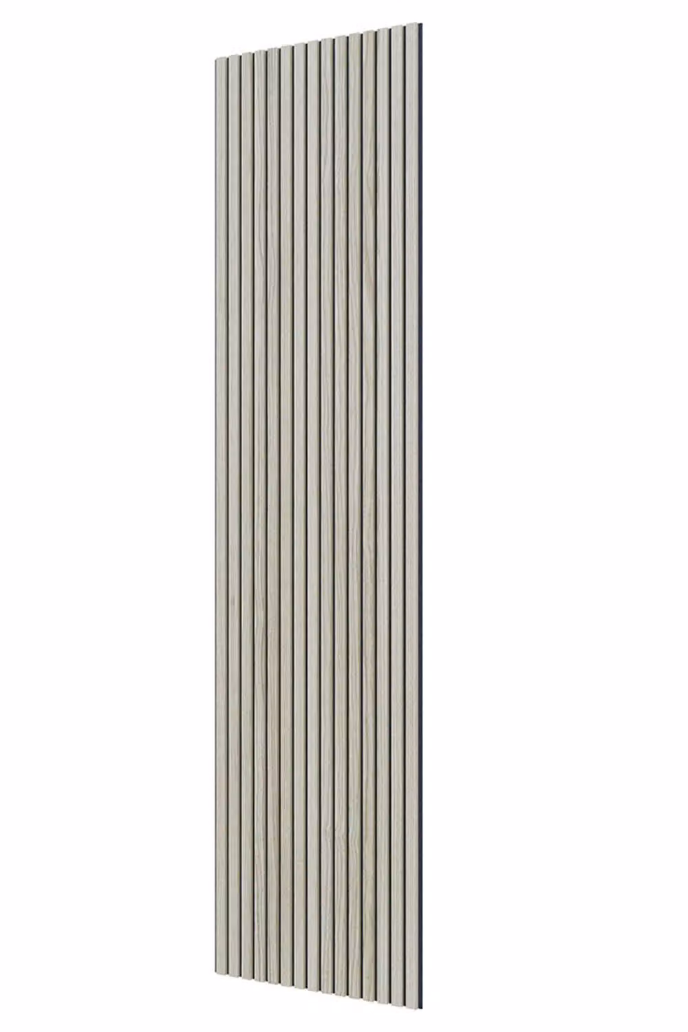 Living and Home White Maple Wood Grain Decorative Slat Wall Panel, W/H: 60 x 240 cm – 2
