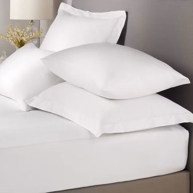 Terrys Signature Plain Dye White Cotton Fitted Sheet