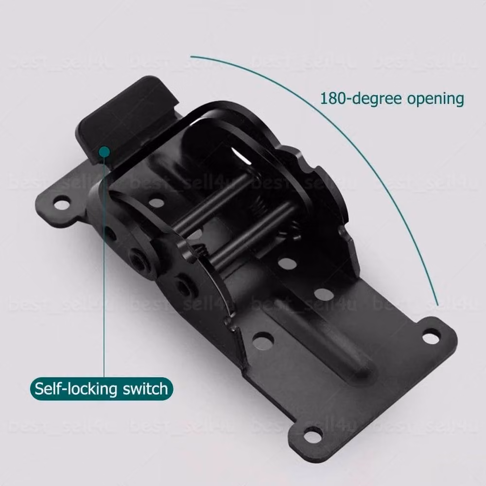 EONLION 8-Piece Set of Black Steel Folding Table and Chair Leg Hinges – 3