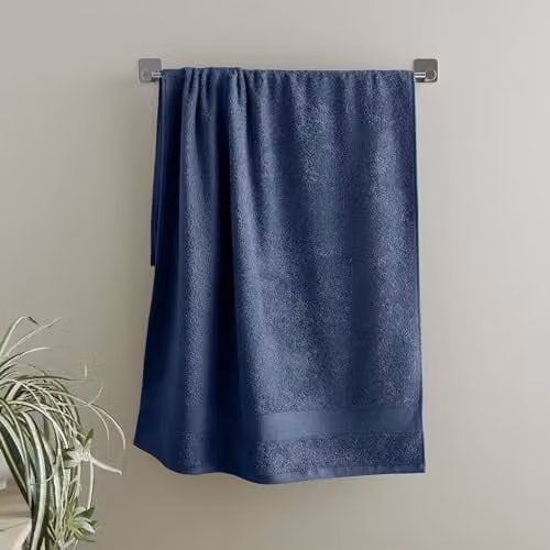 Catherine Lansfield Fluffy Cotton Hand Towel in Blue