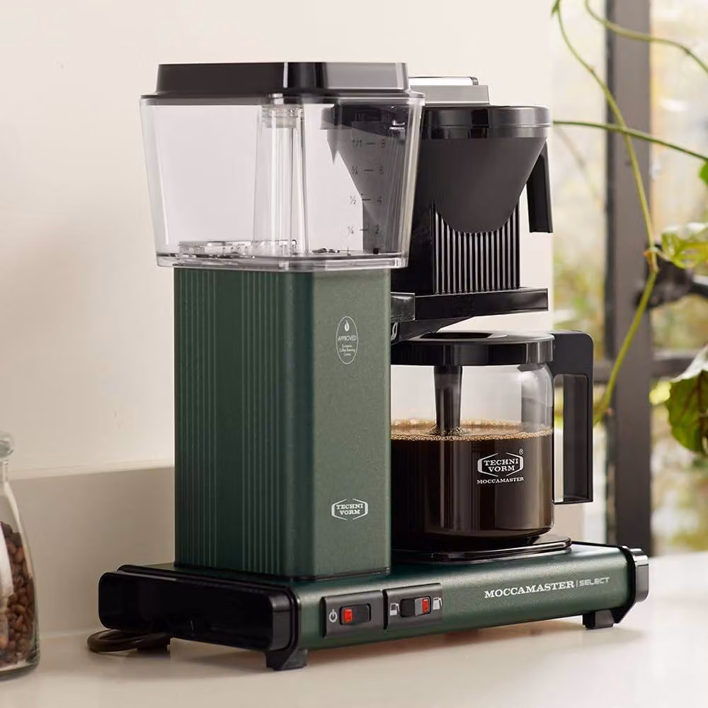 Moccamaster KBG Select Filter Coffee Machine with Glass Jug, Green, 1.25 l – 2
