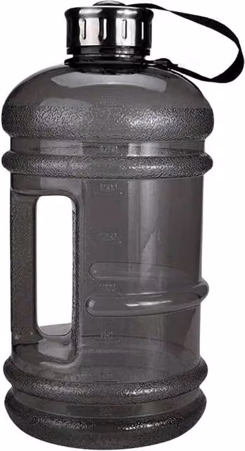 MANTRARAJ Black BPA Free Sports and Gym Water Bottle with Carry Handle, 2.2 l
