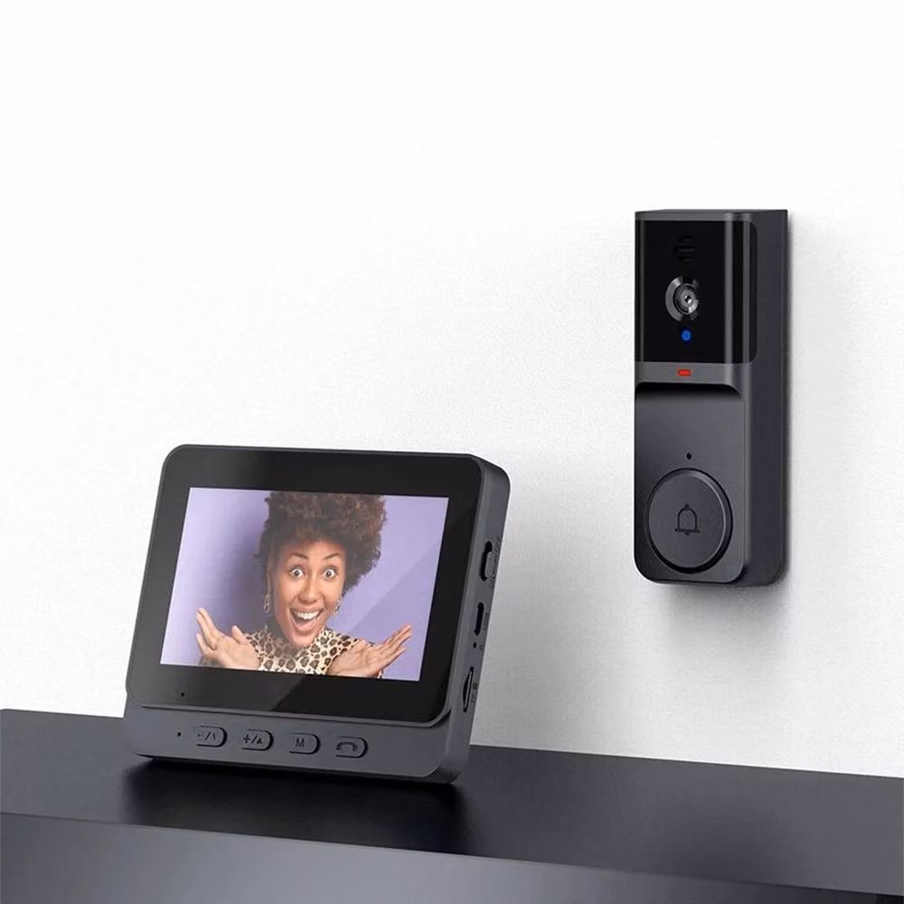 FLAVORA Wireless Smart Video Doorbell in Black – 2