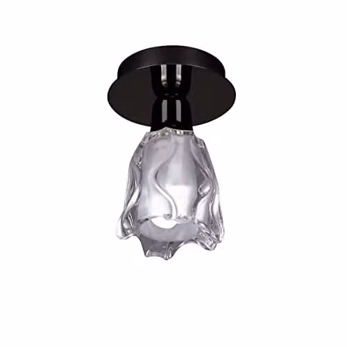 Netlighting Amel Ceiling Light in Black Chrome with GU10 Bulb Included – 1