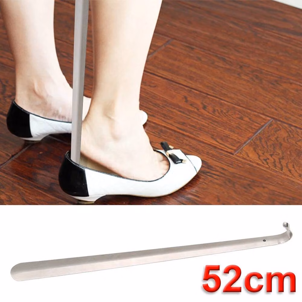 FLAVORA Extra Long Stainless Steel Shoe Horn in Silver, W/D/H: 100 x 15 x 15 cm – 2