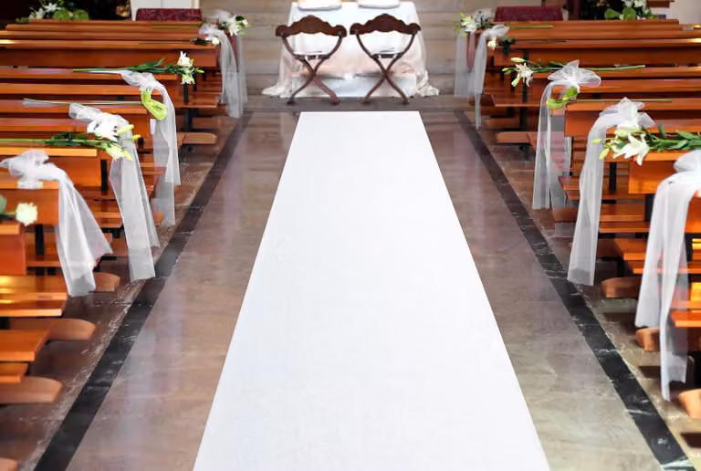 RugsX Anti-Slip Rumba Runner in White, W: 60 cm, L: 300 cm