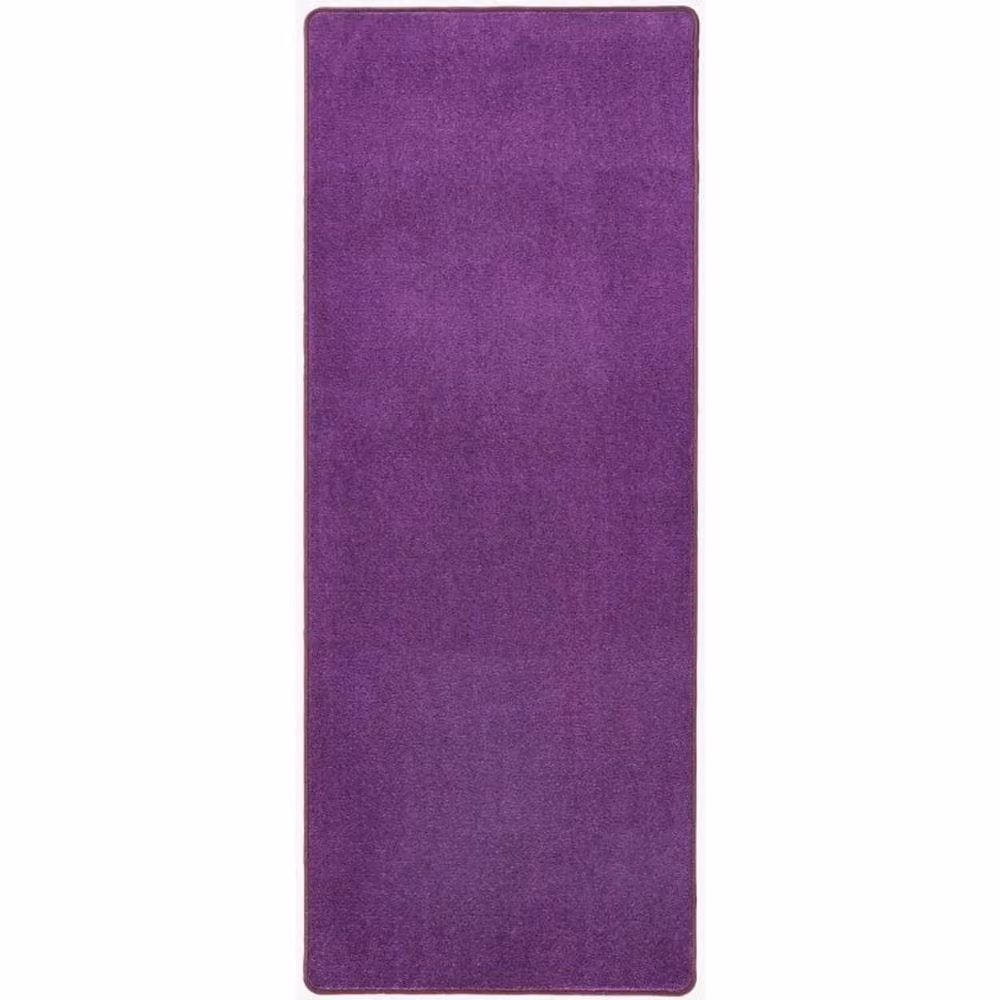 THE RUGS Uni Colours Modern Plain Purple Polypropylene Short Pile Area Rug W: 133 cm, D: 195 cm – 4