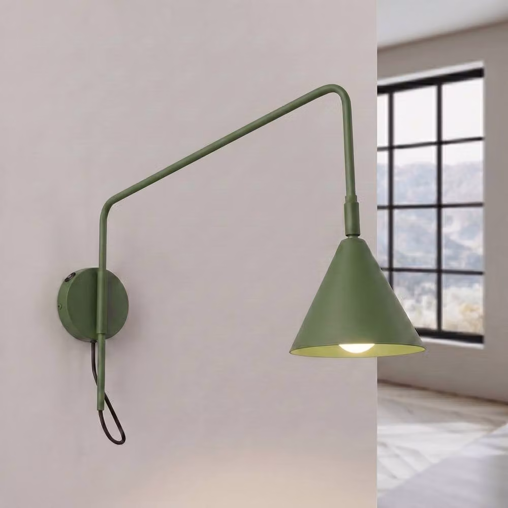 Sollux Lighting Modern Metal Wall Lamp in Green, W/D/H: 30 x 14 x 61 cm – 2