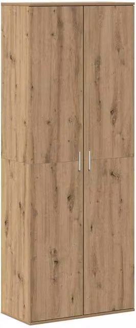 Berkfield Home Artisan Oak Highboard in Brown, W/D/H: 70 x 35 x 180 cm – 1