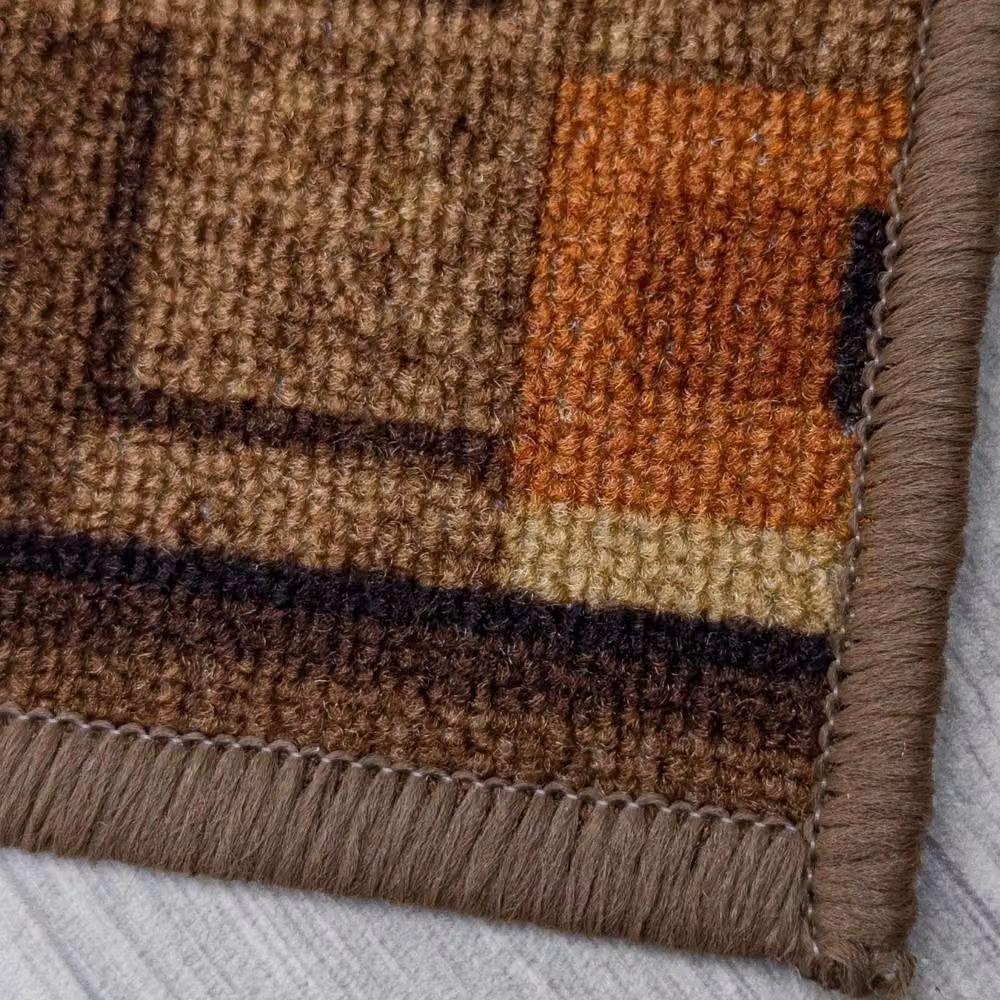 runrug Bombay Hallway Runner Rug in Dark Brown, W: 66 cm, L: 300 cm – 4