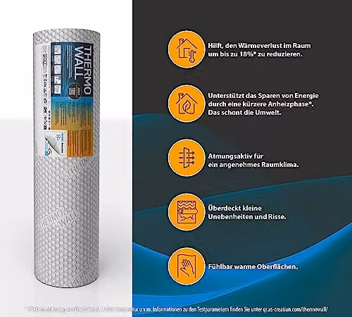 A.S. Création Thermo Wall Thermal Lining Paper, White – 5