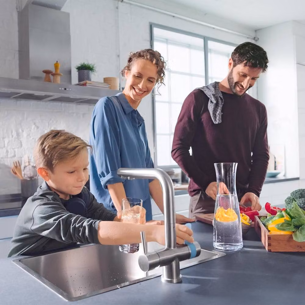 Brita mypure P1 Round Water Filter Kitchen Tap in Silver with 1x P1000 Cartridge – 2
