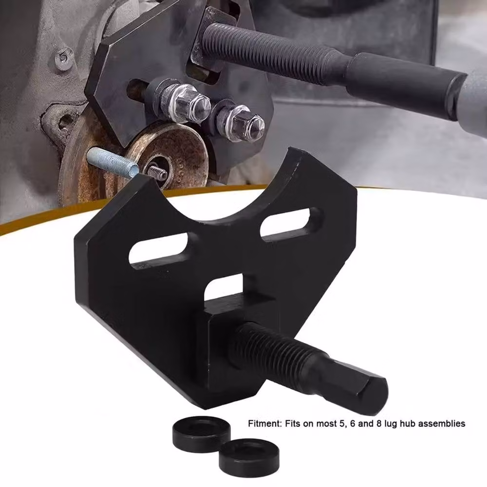 Ventryn Hub Removal Tool Kit with Steel Wheel Bearing Hub Remover Plate in Black – 4