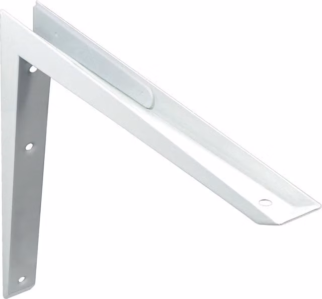 RBUK 10 Pack Hi-Load Shelf Brackets, White, 10 x 10 cm