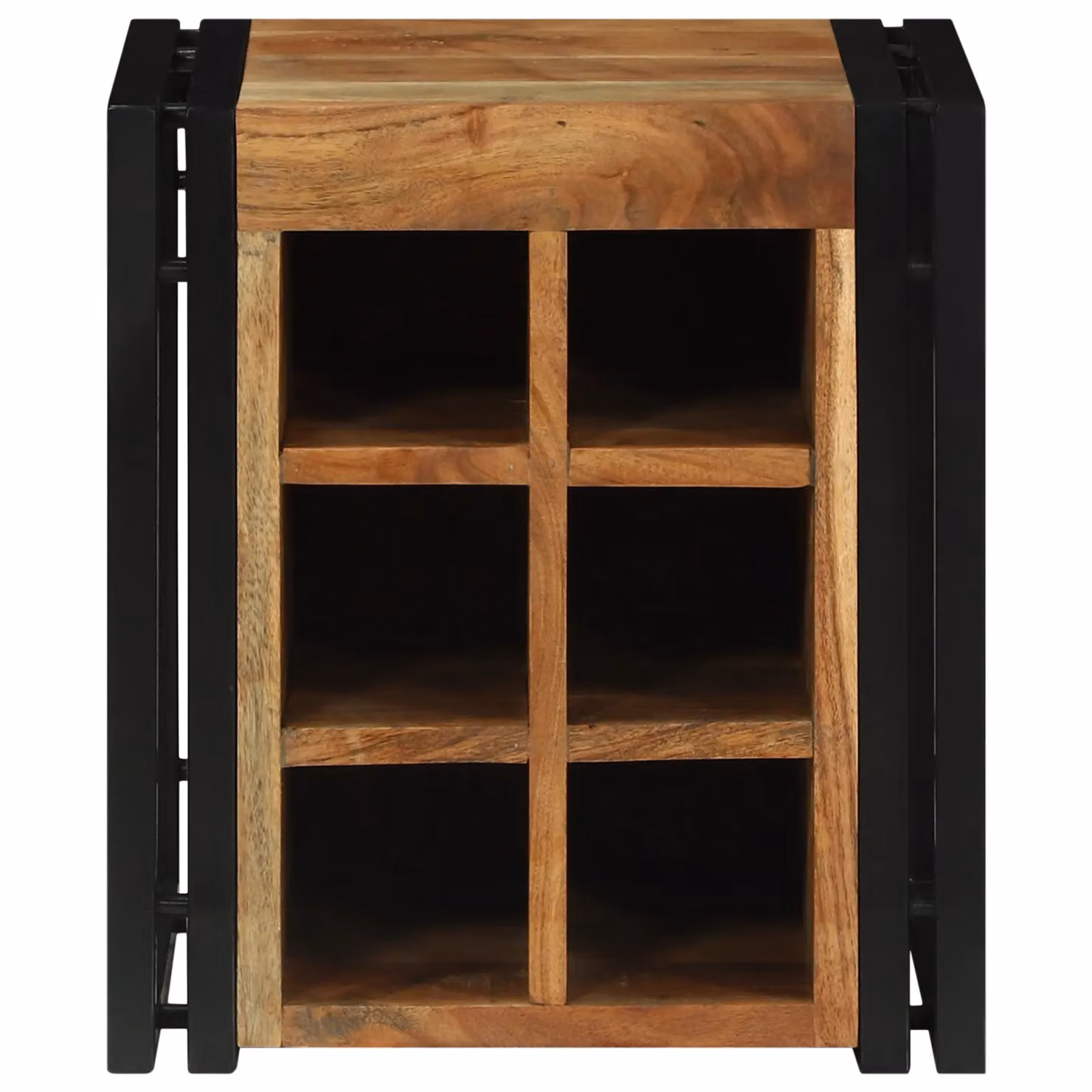 Berkfield Home Minimalist Acacia Wood Wine Rack, Brown, W/D/H: 34.5 x 35 x 39 cm – 2