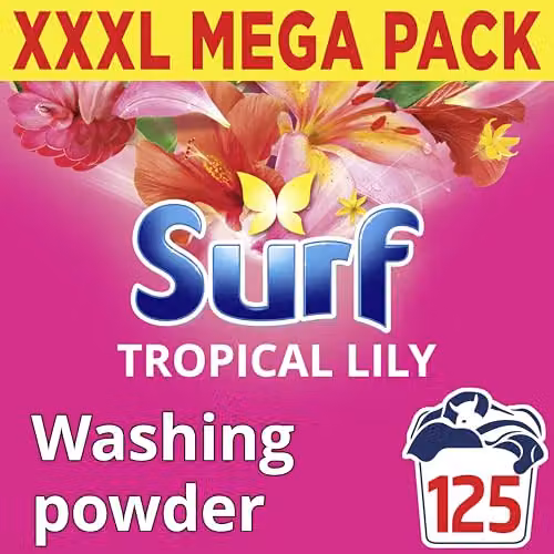Surf Tropical Lily Washing Powder, 6.25 kg