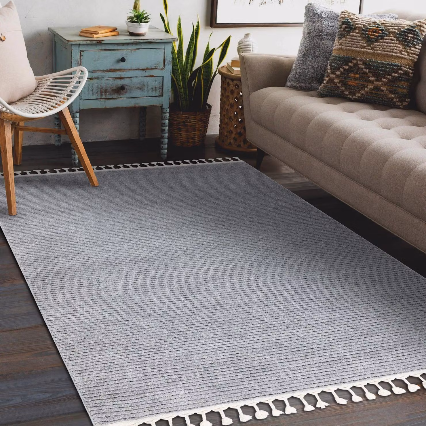 RugsX Sevilla Moroccan Style Grey Rug, W: 120 cm x L: 170 cm – 2