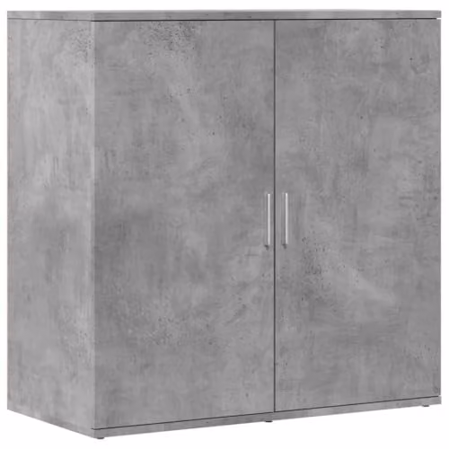 vidaXL Modern Sideboard in Concrete Grey, W/D/H: 79 x 38 x 80 cm – 1