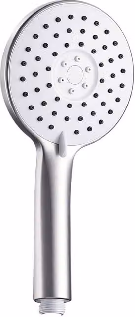Living and Home Silver Chrome High Pressure Handheld Shower Head with 3 Spray Modes