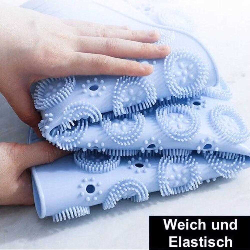 Kelvenix Round Non-Slip Bathtub Mat in Blue, Grey or Green, Diameter: 100 cm – 2